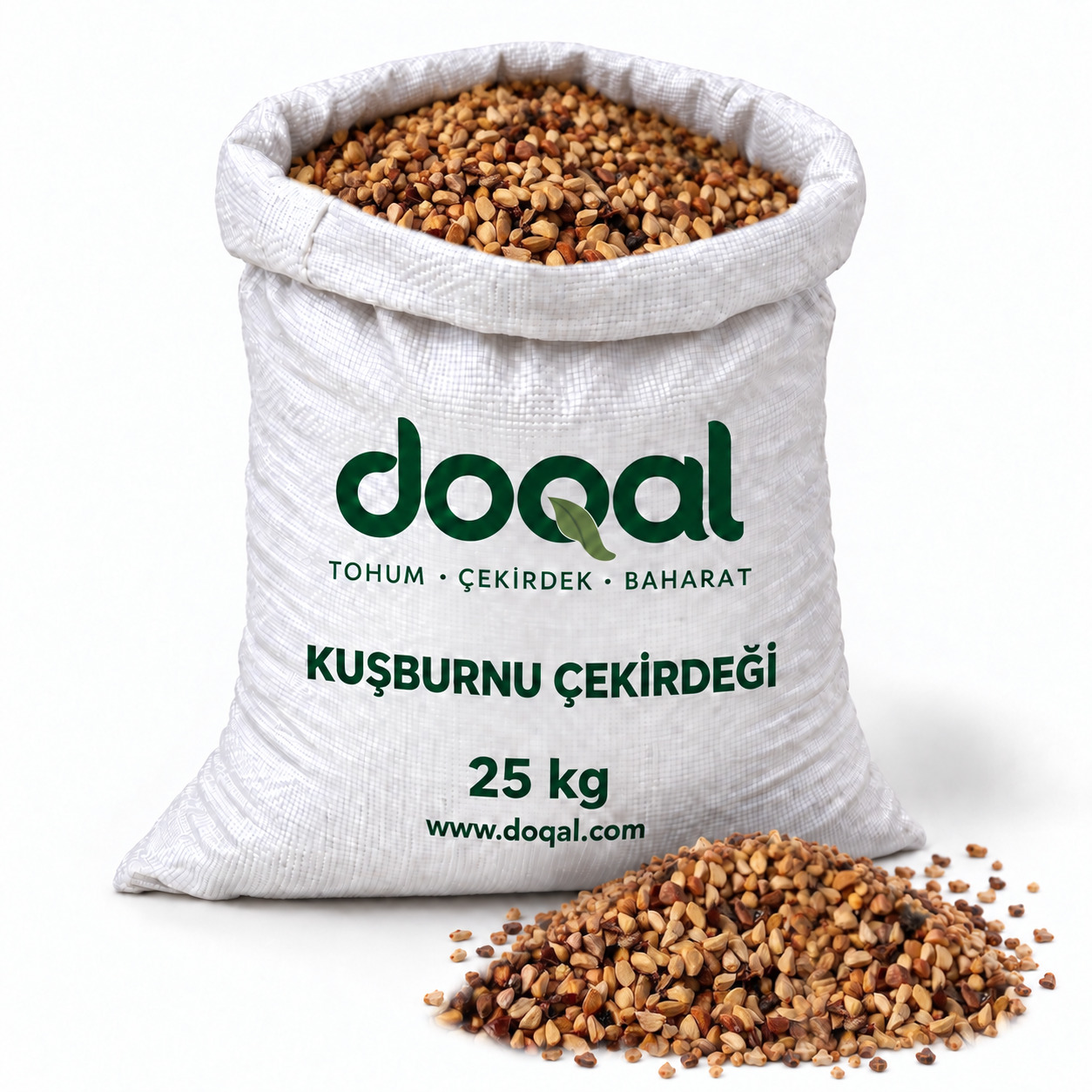 Kuşburnu Çekirdeği 25 kg çuval ambalajı