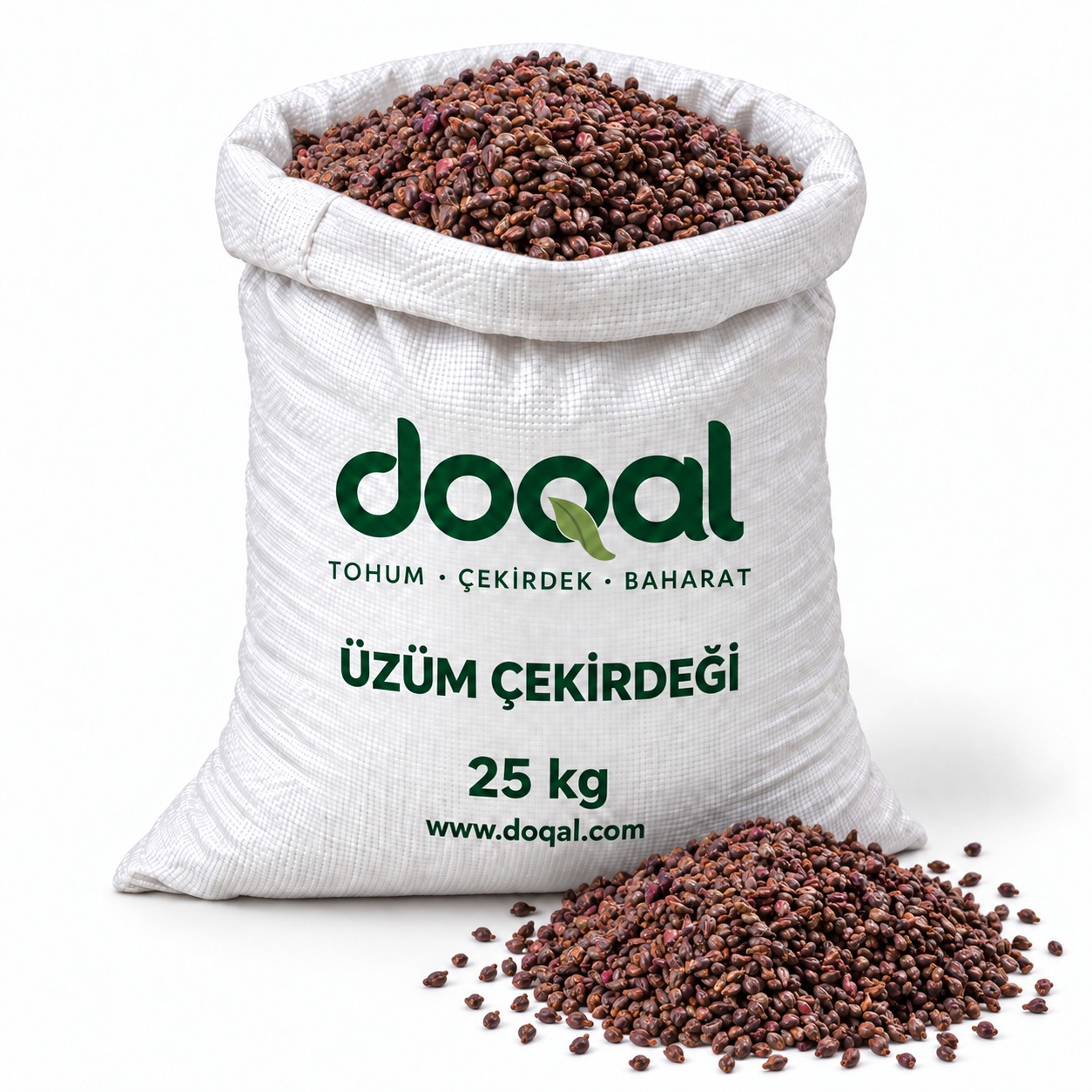 Üzüm Çekirdeği 25 kg çuval ambalajı